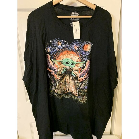 New STAR WARS THE MANDALORIAN “THE CHILD "GROGU" T-SHIRT Men’s Sz 3XL Black - Picture 5 of 6